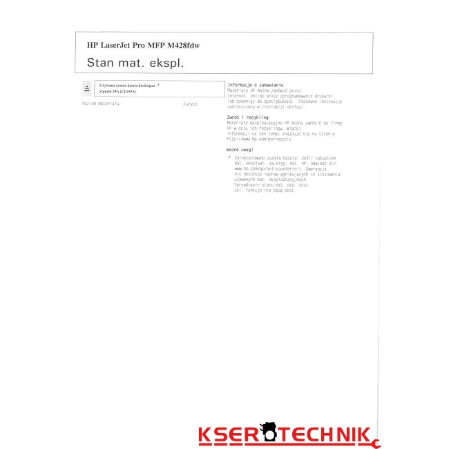Urządzenie wielofunkcyjne Drukarka Ksero Skaner HP LaserJet Pro M428fdw DADF
